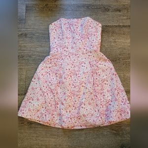 Lilly pulitzer strapless dress